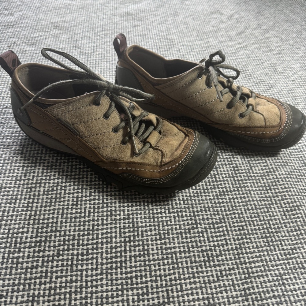 Merrell Siren Sport Womens 8.5 Hiking Shoes Dusty Olive Leather Suede J68170